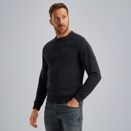 PME | Sweatshirt mit Flight Pocket | 5281 schwarz