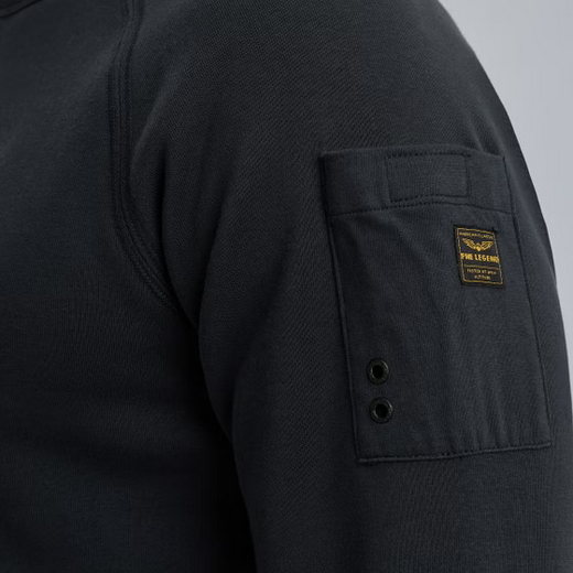 PME | Sweatshirt mit Flight Pocket | 5281 schwarz