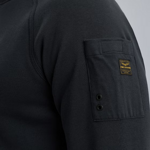 PME | Sweatshirt mit Flight Pocket | 5281 schwarz