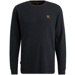 Lade das Bild in den Galerie-Viewer, PME | Langarmshirt mit Waffelstruktur | 5281 schwarz
