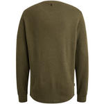 Lade das Bild in den Galerie-Viewer, PME | Langarmshirt mit Waffelstruktur | 6416 Oliv
