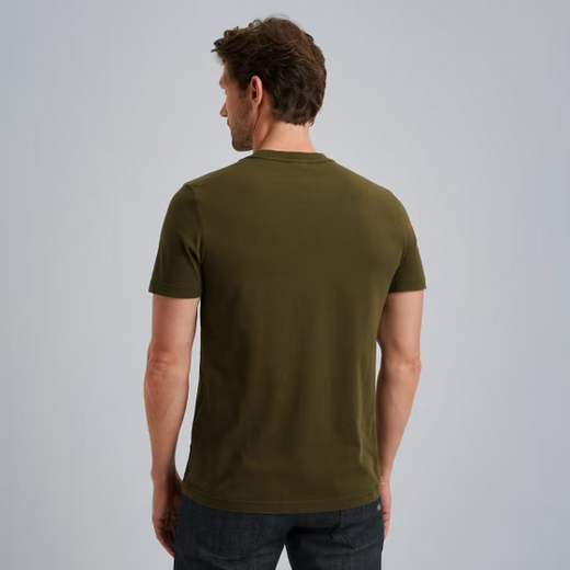 PME | T-Shirt mit Artwork | 6416 dunkelgrün
