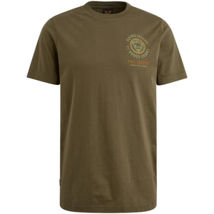 PME | T-Shirt mit Artwork | 6416 dunkelgrün