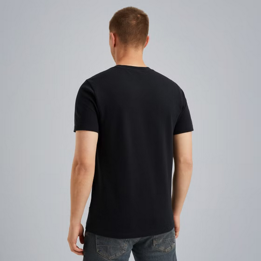 PME | T-Shirt mit Waffelstruktur | 5281 Schwarz
