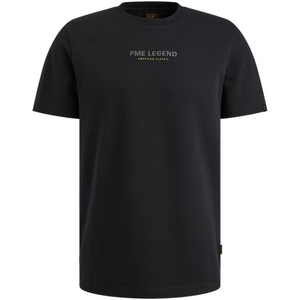 PME | T-Shirt mit Waffelstruktur | 5281 Schwarz