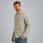 Lade das Bild in den Galerie-Viewer, PME | Hemdjacke mit Karomuster | 7013 weiss
