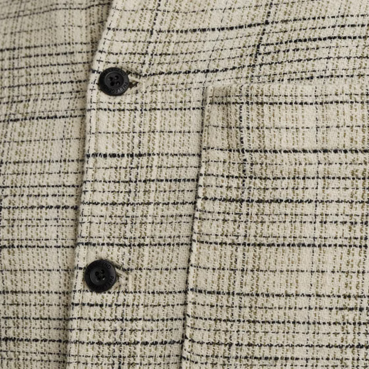 PME | Hemdjacke mit Karomuster | 7013 weiss