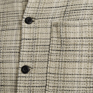 PME | Hemdjacke mit Karomuster | 7013 weiss