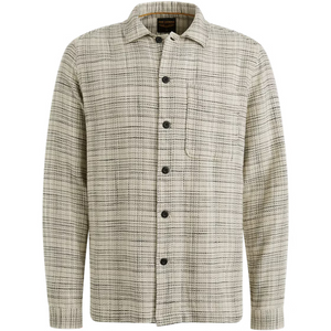 PME | Hemdjacke mit Karomuster | 7013 weiss