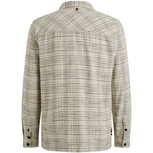 PME | Hemdjacke mit Karomuster | 7013 weiss
