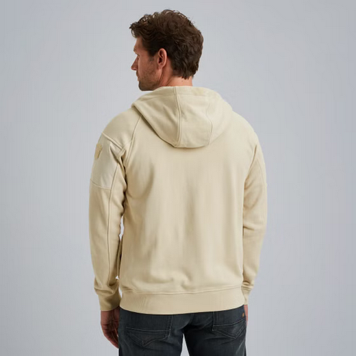 PME | Sweatjacke mit Kapuze | 7013 weiss