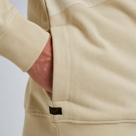 PME | Sweatjacke mit Kapuze | 7013 weiss