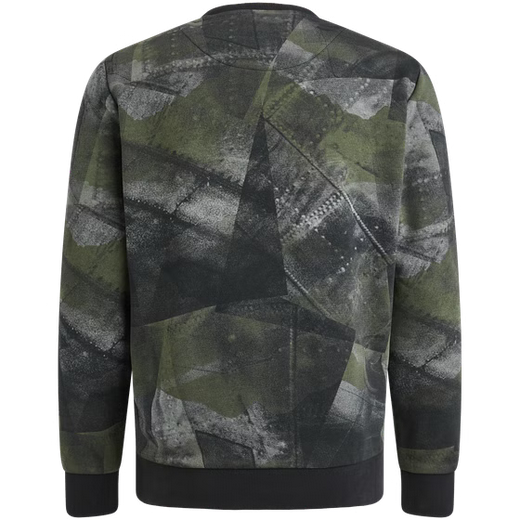 PME | Sweatshirt mit Allover Print | 5281 schwarz