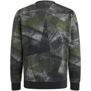PME | Sweatshirt mit Allover Print | 5281 schwarz