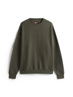 Lade das Bild in den Galerie-Viewer, Tommy Jeans | Relaxed Waffle Script Crew Jumper | MRH Green

