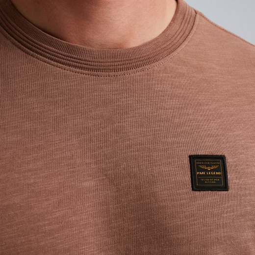 PME | T-Shirt aus Slub-Jersey | 8202 rot/rosa