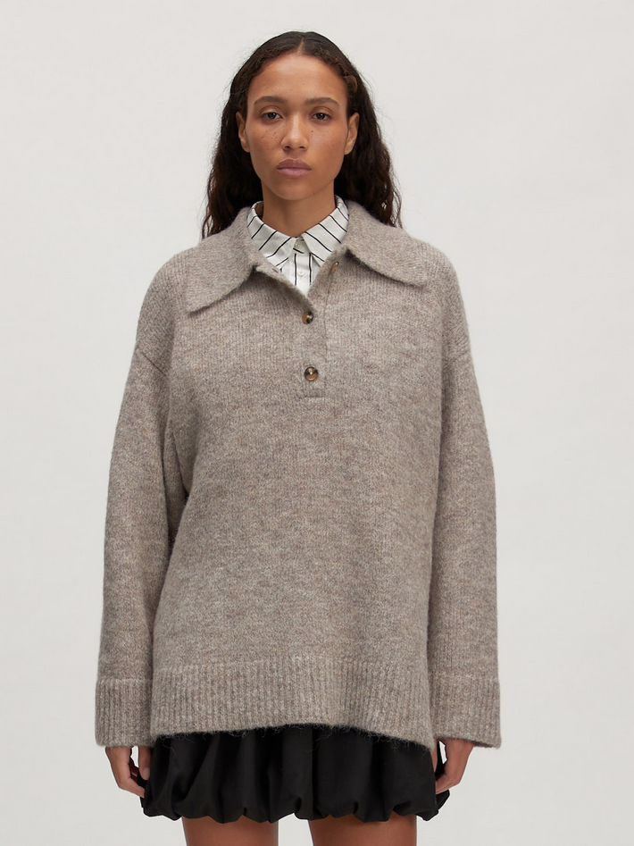 Edited | Pullover 'Laiani' | BEIGE hellbraun