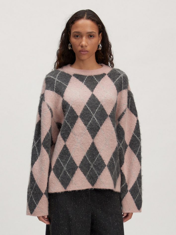 Edited | Pullover 'Harriet' | ARGYLE pink