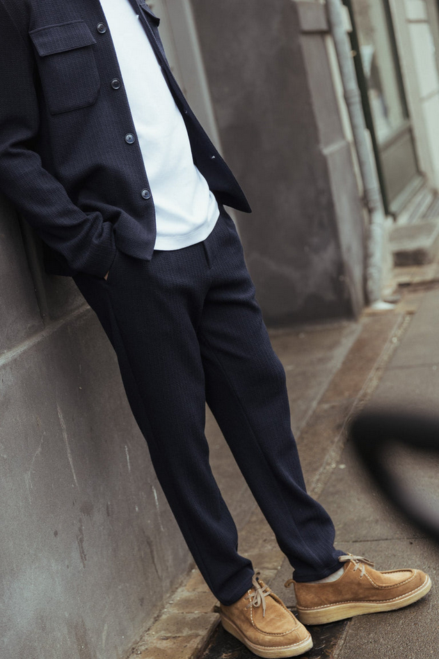 Mos Mosh | Baldo Hose Chino Style | 469 navy