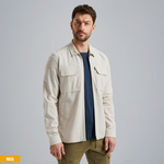 Lade das Bild in den Galerie-Viewer, PME | Hemdjacke mit Reißverschluss | 7013 Bone WHT
