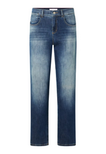 Load image into Gallery viewer, Angels | Straight Jeans im 5-Pocket-Design | 33288 midblue

