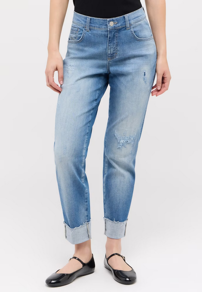 Angels | Basic-Jeans Darleen Crop TU | 3488 lightblue