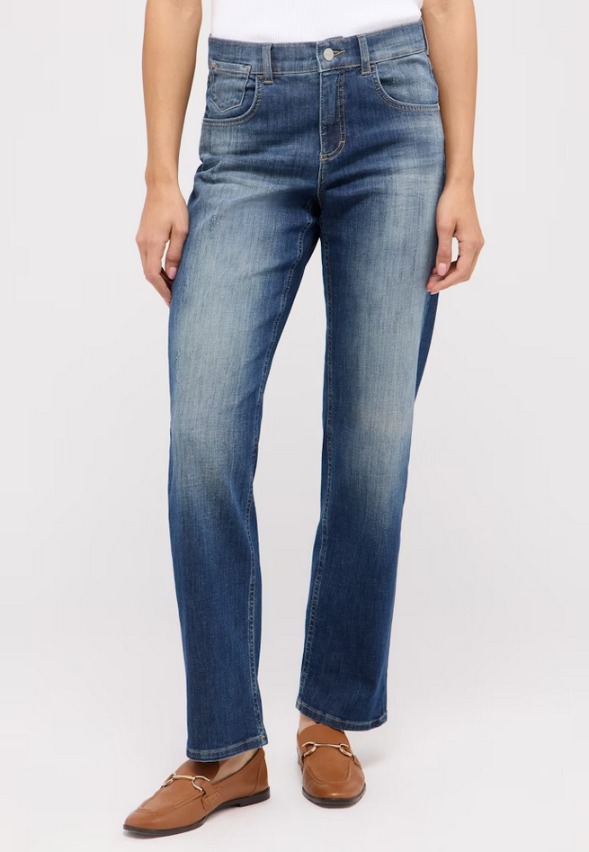 Angels | Straight Jeans im 5-Pocket-Design | 33288 midblue