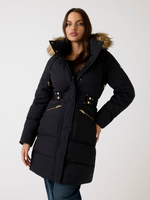 Lade das Bild in den Galerie-Viewer, Guess | Lange Steppjacke | JBLK Jet Black
