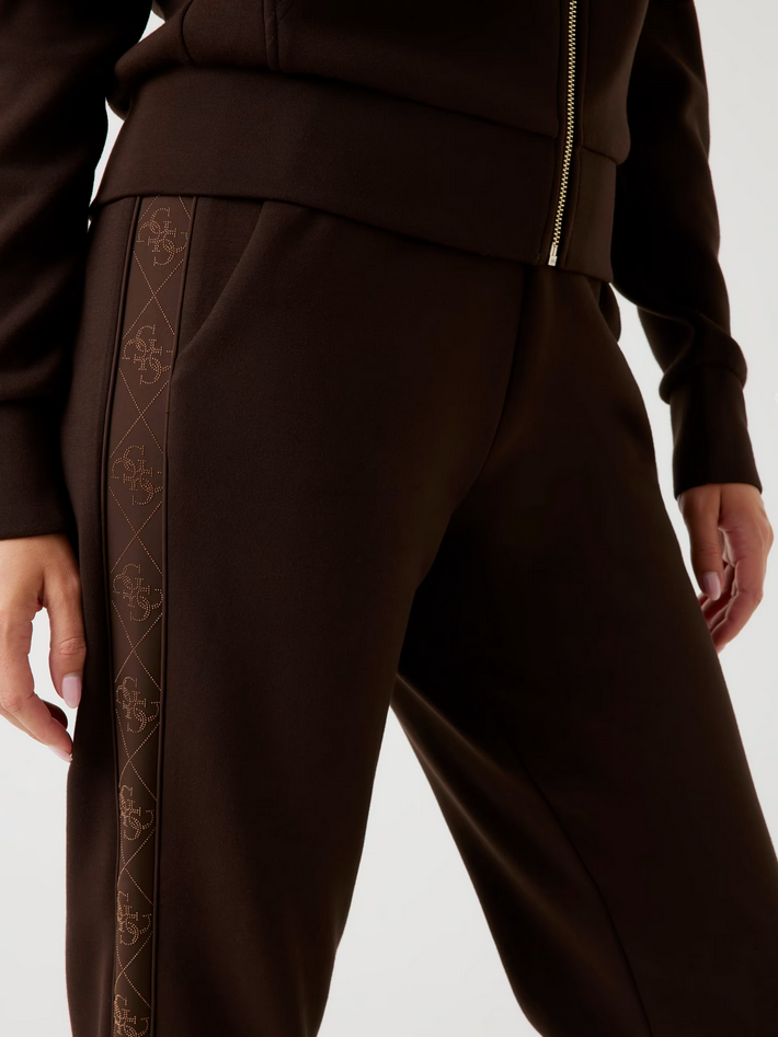 Guess | Scuba-Jogginghose Logostreifen | G1EB REGAL BROWN