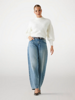 Lade das Bild in den Galerie-Viewer, Guess | Pullover mit Rundhalsausschnitt aus Flauschgarn | G012 CREAMWHITE
