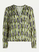 Lade das Bild in den Galerie-Viewer, Cartoon | Bluse mit Knöpfen | 5880 Green/Blue
