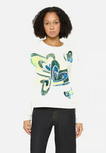 Lade das Bild in den Galerie-Viewer, Cartoon | Sweatshirt Rundhals | 1951 Patch Cream/Green

