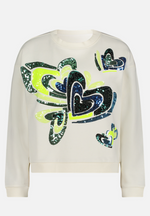 Lade das Bild in den Galerie-Viewer, Cartoon | Sweatshirt Rundhals | 1951 Patch Cream/Green

