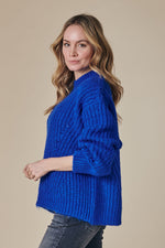 Lade das Bild in den Galerie-Viewer, Zhrill | Strickpullover Barla | N4002 electricblue
