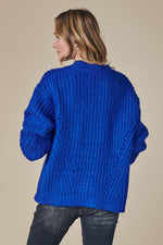 Lade das Bild in den Galerie-Viewer, Zhrill | Strickpullover Barla | N4002 electricblue
