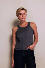 Lade das Bild in den Galerie-Viewer, Zhrill | ARIA - Top Glitzer | Black
