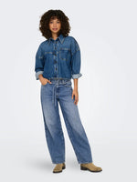 Load image into Gallery viewer, ONLY | GIANNA Mid-Rise Balloon Cut Jeans | MEDIUM BLUE
