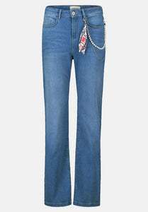 Cartoon | Washed Stretch Jeans | 8619 Middle Blue Denim