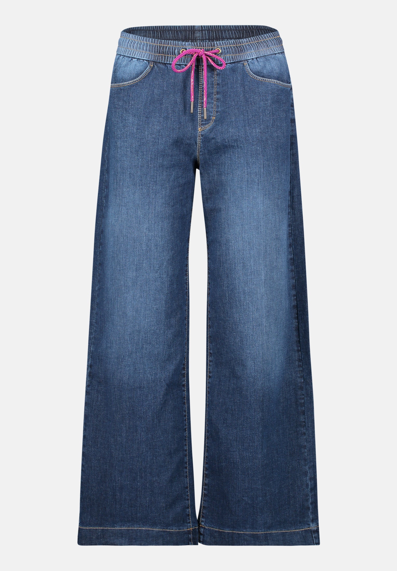 Cartoon | Casual-Jeans mit weitem Bein  | 8620 Dark Blue Denim