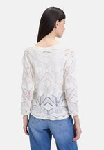 Lade das Bild in den Galerie-Viewer, Cartoon | Strickpullover mit Rundhalsausschnitt | 1048 Pearled Ivory

