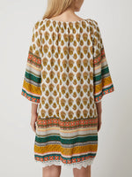 Lade das Bild in den Galerie-Viewer, Apricot | Feather Border Crochet Dress | 0 KHA
