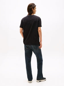 Tommy Jeans | Rundhals-T-Shirt aus Jersey mit Logo | BDS black