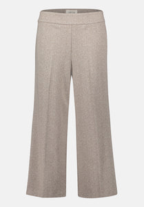 Cartoon | Culotte mit Bügelfalte | 9873 Black/Camel