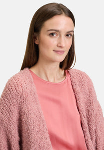 Cartoon | Strick-Cardigan mit V-Ausschnitt | 4843 Pink/Rosé