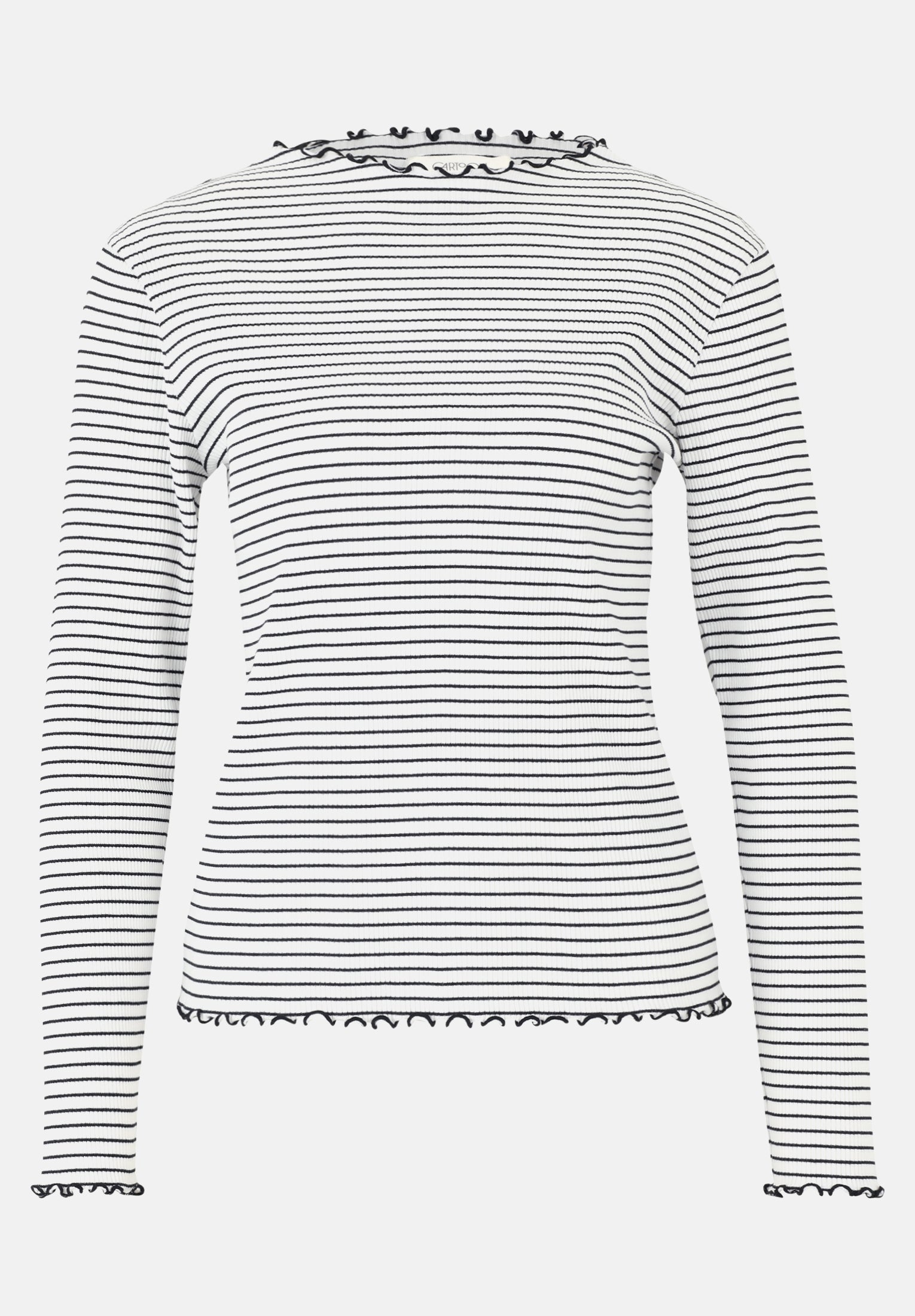 Cartoon | Langarm-Shirt mit Kragen  | 1891 Cream/Black