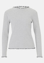 Lade das Bild in den Galerie-Viewer, Cartoon | Langarm-Shirt mit Kragen  | 1891 Cream/Black

