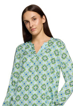 Lade das Bild in den Galerie-Viewer, Cartoon | Shirtbluse mit Muster | 5880 Green/Blue
