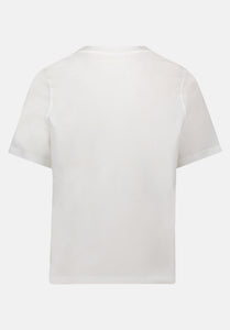 Cartoon |  Printshirt mit Rundhalsausschnitt  | 1951 Patch Cream/Green