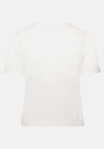 Cartoon | Baumwollshirt mit Rundhalsausschnitt | 1973 Patch Cream/Beige
