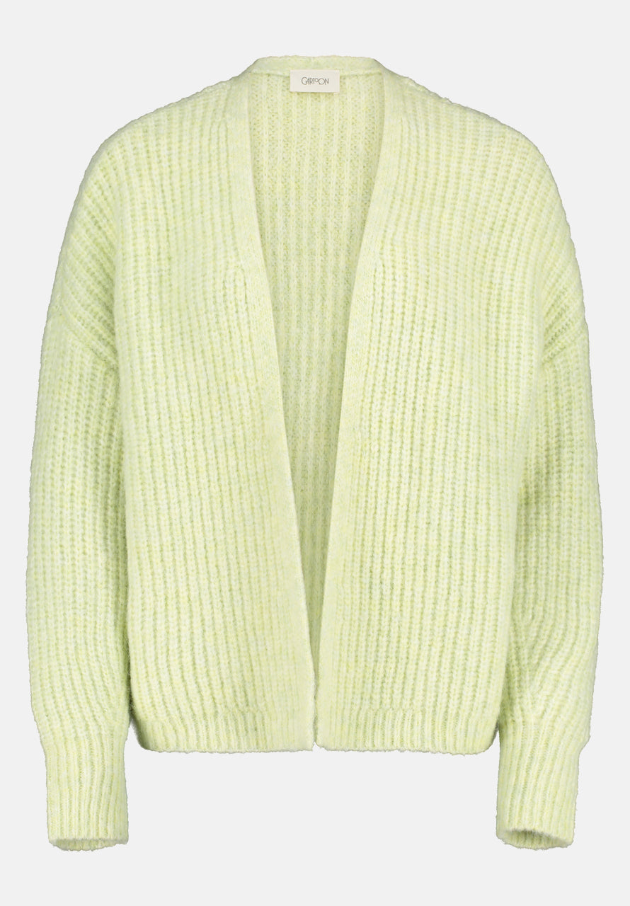 Cartoon | Strick-Cardigan mit Rippbündchen  | 2709 Bright Yellow Melange